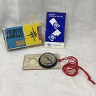 Vintage Suunto RA / SP Base Plate Compass Box and Manual lanyard -READ-