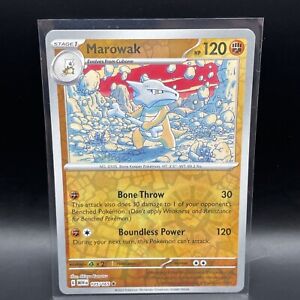 Marowak - 105/165 - Reverse Holo - Scarlet and Violet 151 Pokemon TCG NM Card
