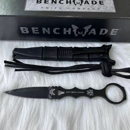 Benchmade SOCP Dagger 176BK Black Sheath Stainless Steel Fixed Blade Knife
