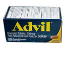 Advil Pain Reliever Fever Reducer Ibuprofen 200 mg (NSAID)Coated Caplets 100ct