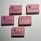 Cocofloss Woven Dental Floss - Lot of 5 - Travel Size 8 Yards Each