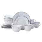 Pfaltzgraff Tableware Bar 16 Piece Service For 4 White Stoneware Dinnerware Set