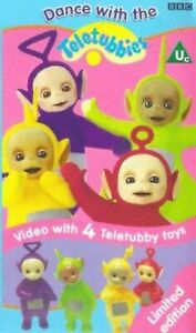Teletubbies - Dance With The Teletubbies (VHS, 1998) TESTED Tape Generic Cover