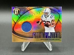 2022 Panini Gold Standard Jonathan Taylor SSP Gold Plated Patch /25 Colts