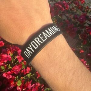 Paramore Daydreaming Black Silicone Rubber Wristband Bracelet New