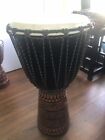 Large Beautiful Djembe Drum Handcrafted 21” X 12 Head With