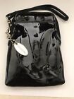 NEW NATURALIZER Iphone 5 Case Wristlet Wallet with Card Slots Black PVC
