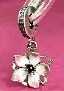 Authentic Pandora Cherry Blossom Dangle Charm 790667C01