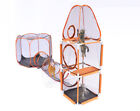 outdoor cat feline kitten pet enclosure with tunnel climbing tower post portable