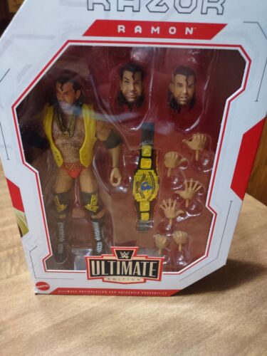 Mattel WWE Ultimate Edition Razor Ramon 6 inch Action Figure - yellow NEW