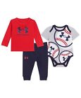 New Under Armour Baby Boys 3 Piece Overalls & Joggers Set Choose Size MSRP $40