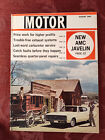 Rare MOTOR Automotive Car Magazine August 1967 Nevada City Dodge Charger