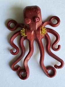 Lego Octopus Animal Dark Red From Set 60167 Mini Figure Replacement Parts
