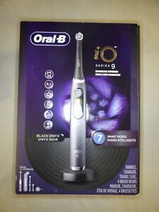 Oral-B iO Series 9 Rechargeable Electric Toothbrush, Black w/ 4 Brush Heads