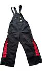 Carhartt R41-BLK Black Double Knee Insulated Canvas Overalls 36-30