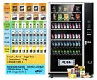 EPEX Extra Large Combo Vending Machine with Stratified Temp Control Black
