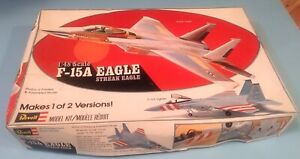 MODEL KIT BUILT Partially - Eagle U.S. Navy F-15A Airplane 1/48 w/ box 70s Rare