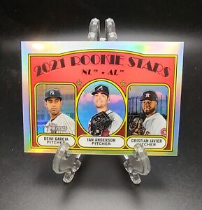 2021 Topps Heritage Chrome Refractor #320 Rookie Pitchers /572 AL/NL RC