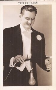 REAL PHOTO - Ted Collins Magician - ADVERTISING