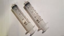 2 Syringes 60ML- Easy Glide NEW Syringe, none-sterile