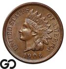 1906 Indian Head Cent Penny, 4-Full Diamonds, Choice BU++