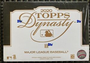 2020 Topps Dynasty Baseball Hobby Box **Priority Signature Shipping**