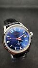 Custom Watch Powered By Seiko NH35 Homage Alpinist Ginza Blue Dial GS Style Case