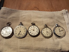 Spares or Repair - Lot of 5 x POCKET WATCHES