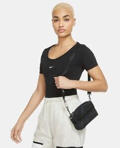 Nike Unisex Sportswear Futura Luxe Crossbody Bag Casual Black NWT CW9304-010