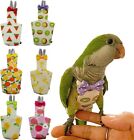 6 Pc Bird Diapers Washable Reusable-Budgie Parakeet Cockatiel Clothes Sz Small