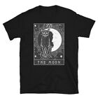 The Moon Black Cat Cool Tarot Occult Lovers Gift T-Shirt