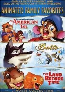 Amblin/Spielberg Animated Family Favorites 3-Movie Collection (An Am - VERY GOOD