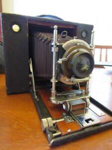 New ListingNo.4 Cartridge Kodak Camera Model E -Maroon Bellows-1898 - Beautiful