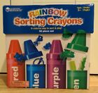 Learning Resources Rainbow Sorting Crayons 3070 56 piece Set Ages 3+