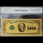 Gold 1928 $5000 Five Thousand Dollars Banknote Collectible with Bag & Certificat