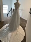 Rena Koh Size 4/6 Wedding Dress White Beaded Strapless