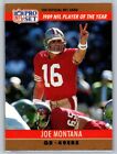1990 Pro Set #2a Joe Montana ERROR CARD (Stat Error)