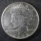 1928 Plain $1 Silver Peace Dollar!!!VERY NICE COIN!! KEY DATE!!!