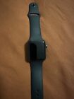 Apple Watch Series 3 38 mm Space Gray With Black Case And Black Band.