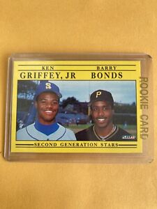 Ken Griffey, Jr And Barry Bonds 1991 Fleer Second Generation Stars Card Error