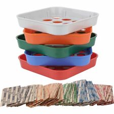 Coin Sorters Tray & Coin Counters – 5 Color-Coded Coin Sorting Tray Bundled with