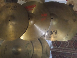 Vintage cymbal lot HI HATS 14