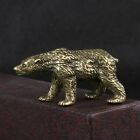 Vintage Solid Brass Bear Statue Craft Animal Figurine Miniature Tea Pet new