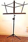 Stageline Music Stand Black Metal Folds Adjustable Band Orchestra Choral