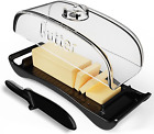 Plastic Butter Dish with Lid and - BPA-Free Butter Tray Container for Counter