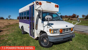 New Listing1999 Ford Bus Mini Used 7.3 powerstroke diesel low miles camper schoolie party