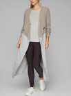 Athleta Cashmere Duster Cardigan Sweater Small Womens Open Front 162951