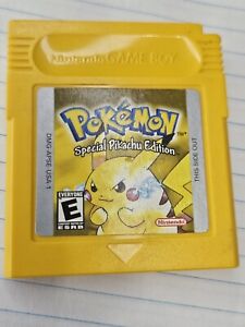 New ListingPokemon Special Edition Yellow Authentic Gameboy game works & Saves (Stamp 00)
