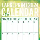 2024 Square Wall Calendar, Large Print, 16-Month Home Organizers Theme 12x12