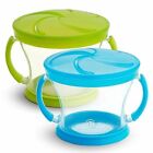 Munchkin Baby Feeding Cups Snack Catcher, Set Of Two Cups, Blue/Green_New